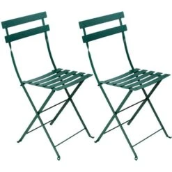 Fermob Bistro Metal Tuoli, 2 Kpl, Cedar Green