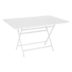 Fermob Caractere Pöytä, 128 X 90 Cm, Cotton White