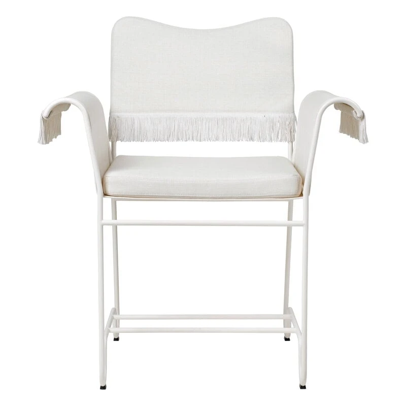 GUBI Tropique Tuoli Hapsuilla, Valkoinen - Leslie 06 - Image 2