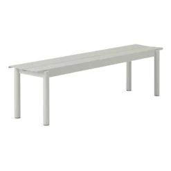 Muuto Linear Steel Penkki, 170 Cm, Harmaa