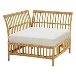 Sika-Design Maggie Exterior Kulmamoduuli, Luonnonvärinen - Valkoinen Tyyny